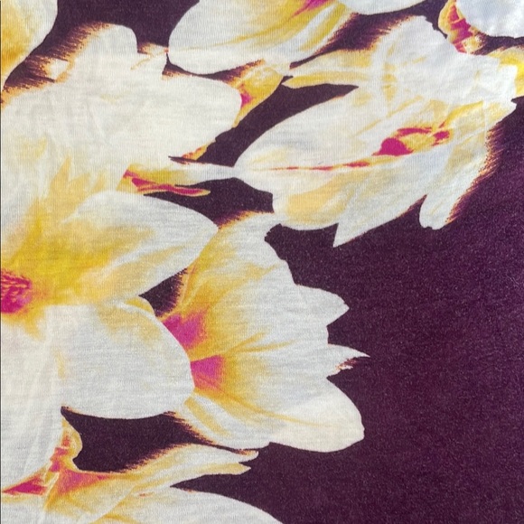 Juicy Couture Floral Flowy Tank Top - Purple and Cream - Picture 5 of 10